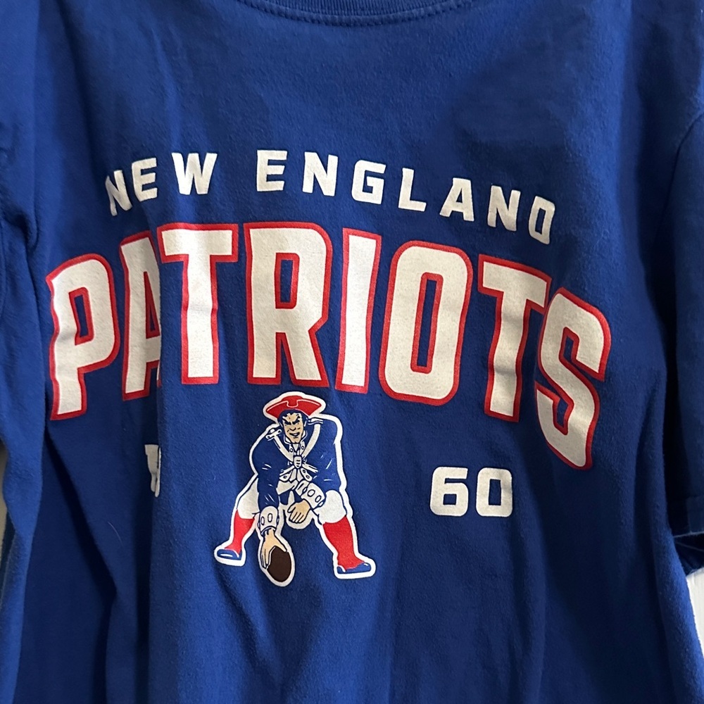 Fanatics New England Patriots Kids Blue Tee Size Small - Picture 3 of 3